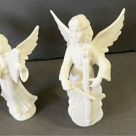 Dresden Angel Figurines Karl Heinz Klette Porcelain Music Heaven Germany Lot 3x - Picture 4 of 16